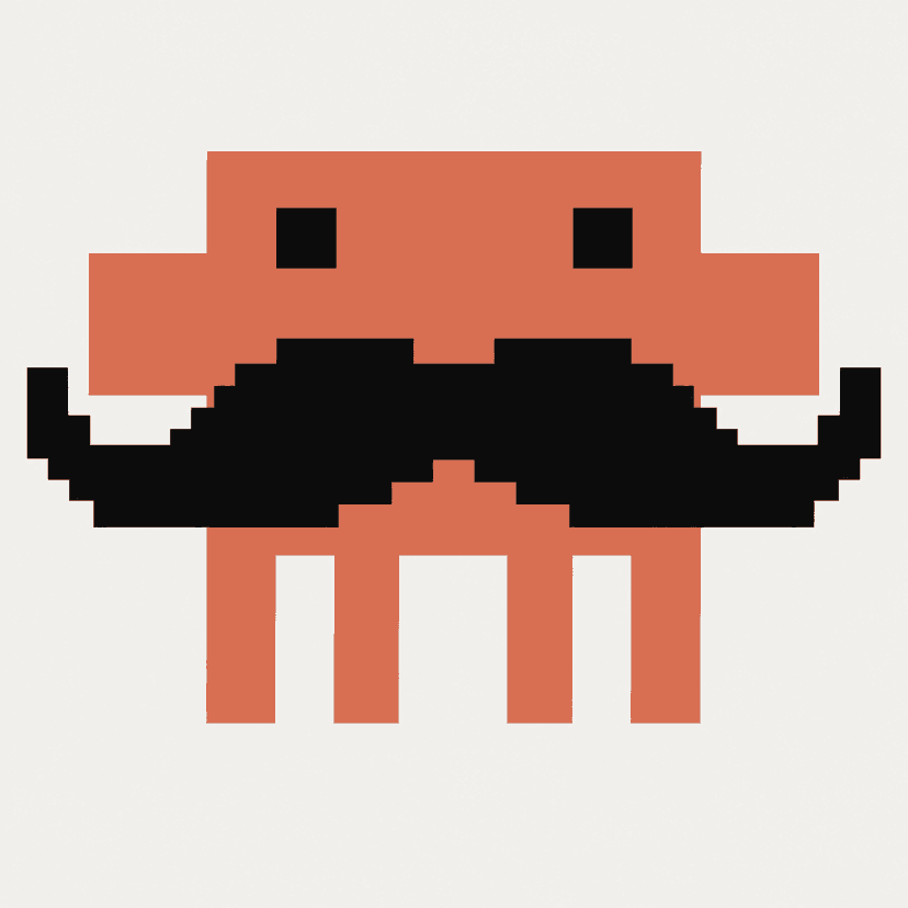 VELIQ mascot — the philosophical observer